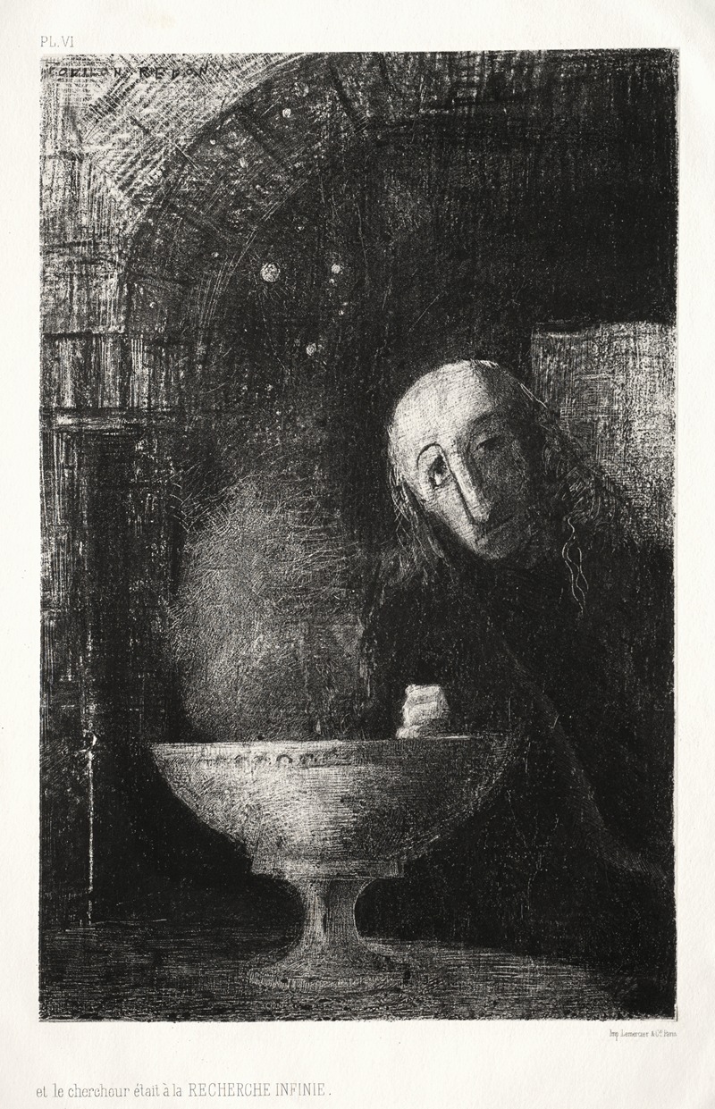 Odilon Redon - And the Searcher was Engaged in an Infinite Search