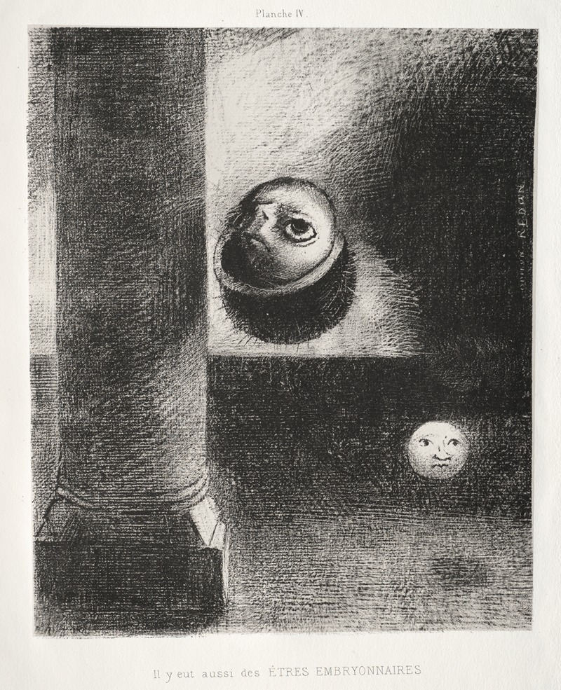 Odilon Redon - There Were Also Embryonic Beings