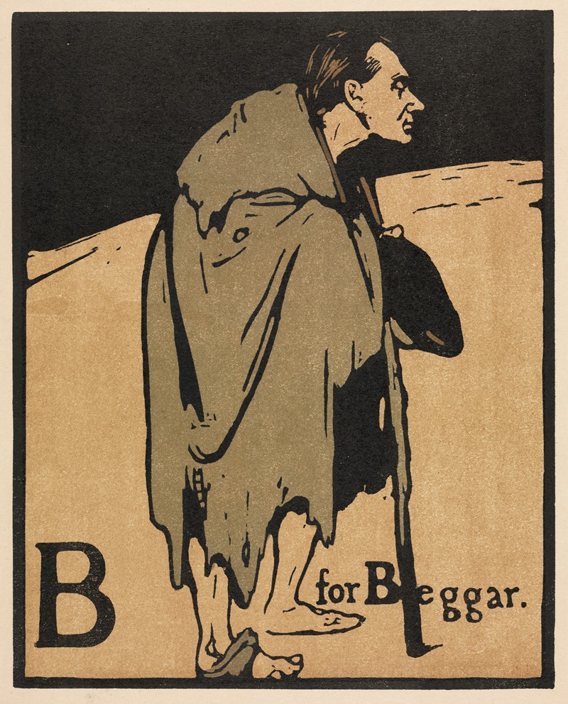 William Nicholson - An Alphabet; B is for Beggar