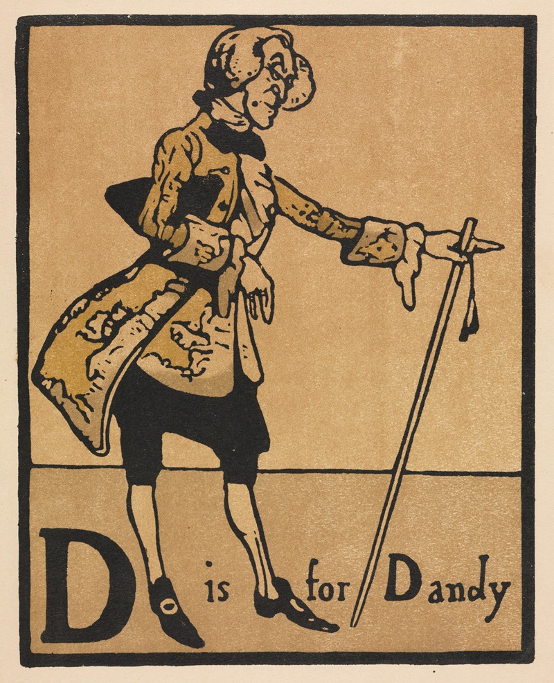 William Nicholson - An Alphabet; D is for Dandy 1897