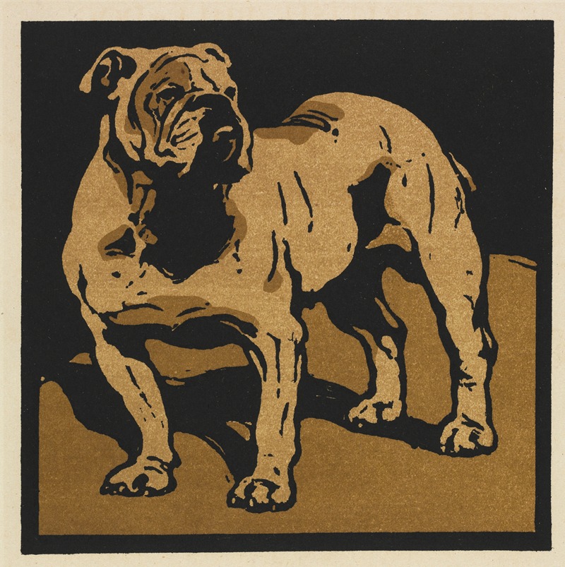 William Nicholson - The Square Book of Animals; The British Bull-Dog