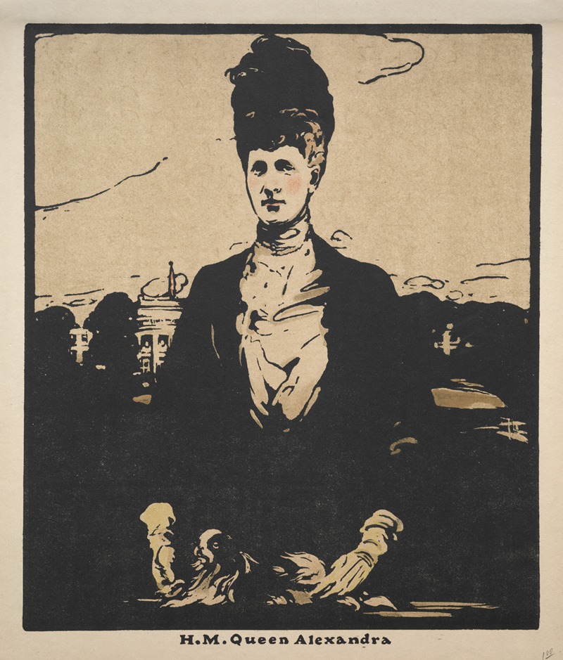 William Nicholson - Twelve Portraits; H. M. Queen Alexandra