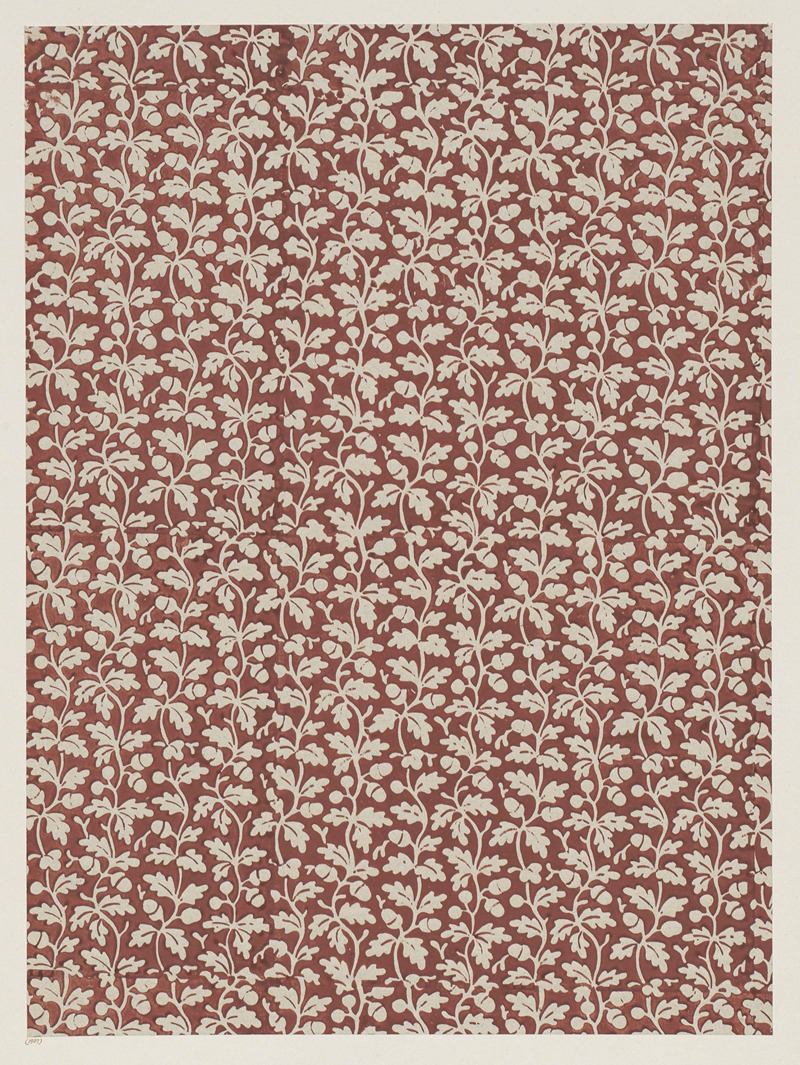 Aktiengesellschaft für Buntpapier u. Leimfabrikation (Aschaffenburg) - Modeldruckpapier (florales Flächenmuster)