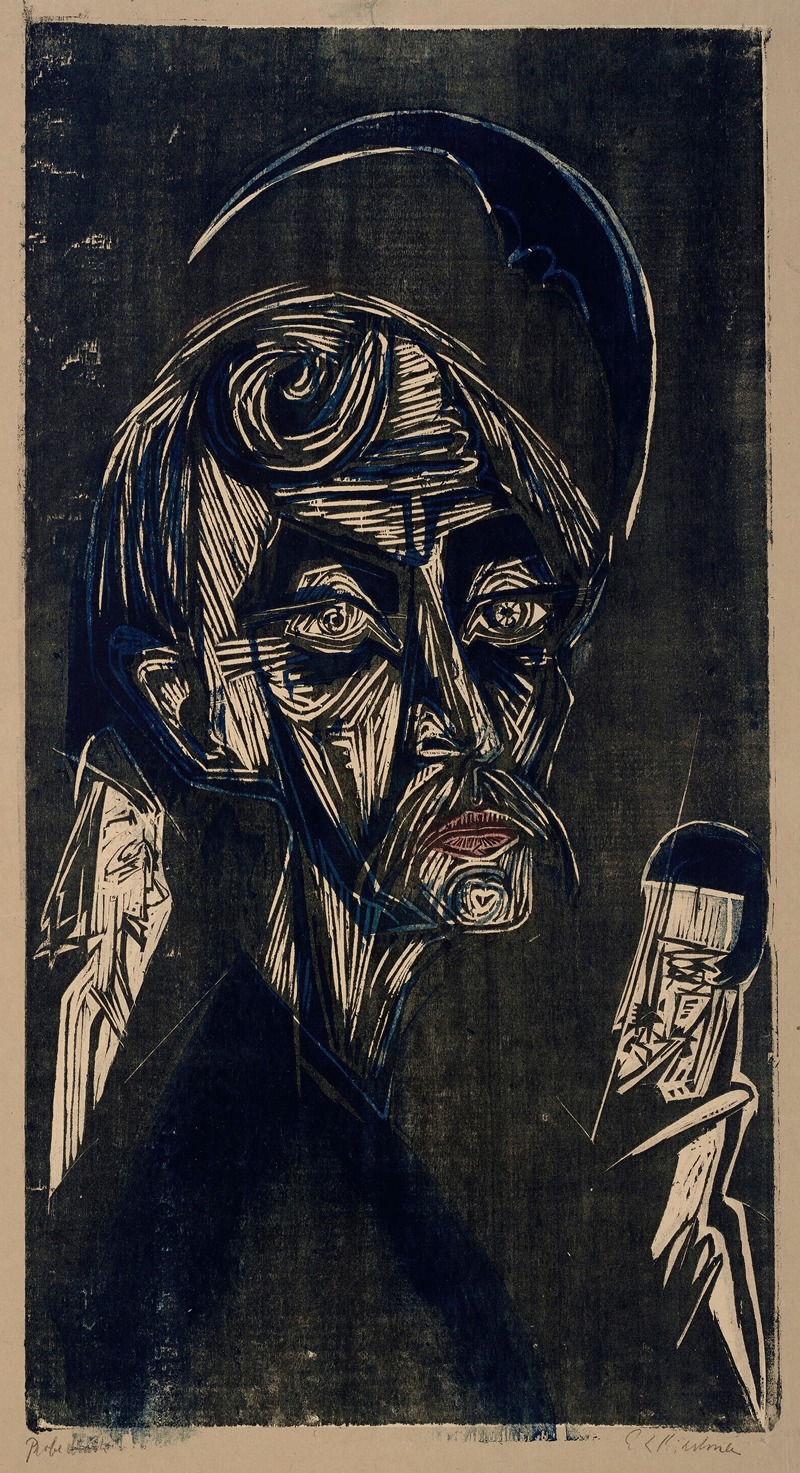 Ernst Ludwig Kirchner - Blonder Maler Stirner
