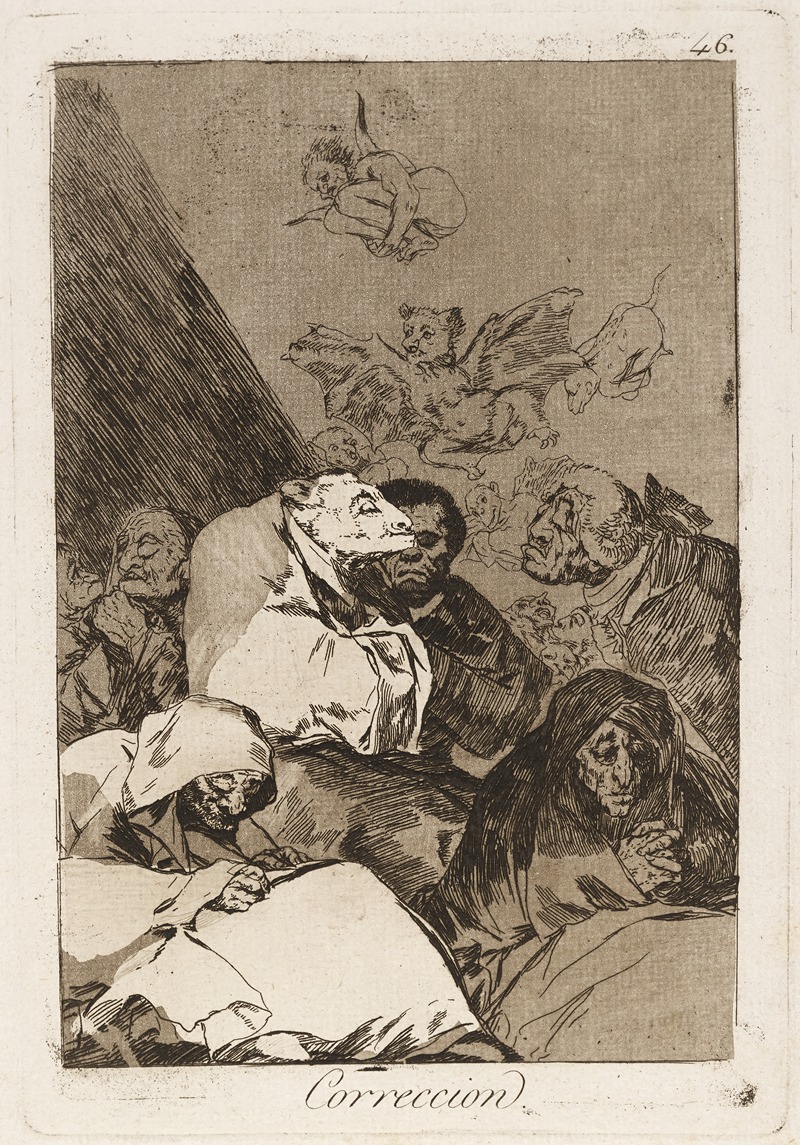 Francisco de Goya - Correccion. (Correction.)