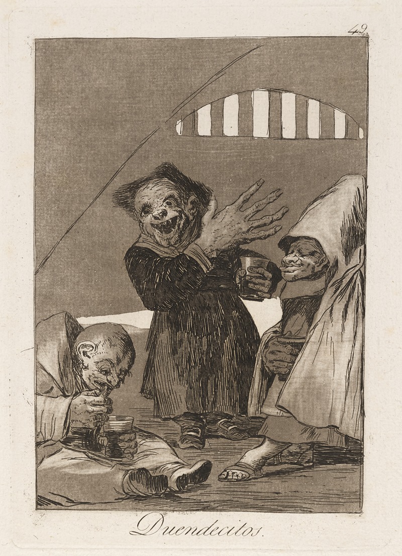 Francisco de Goya - Duendecitos. (Hobgoblins.)