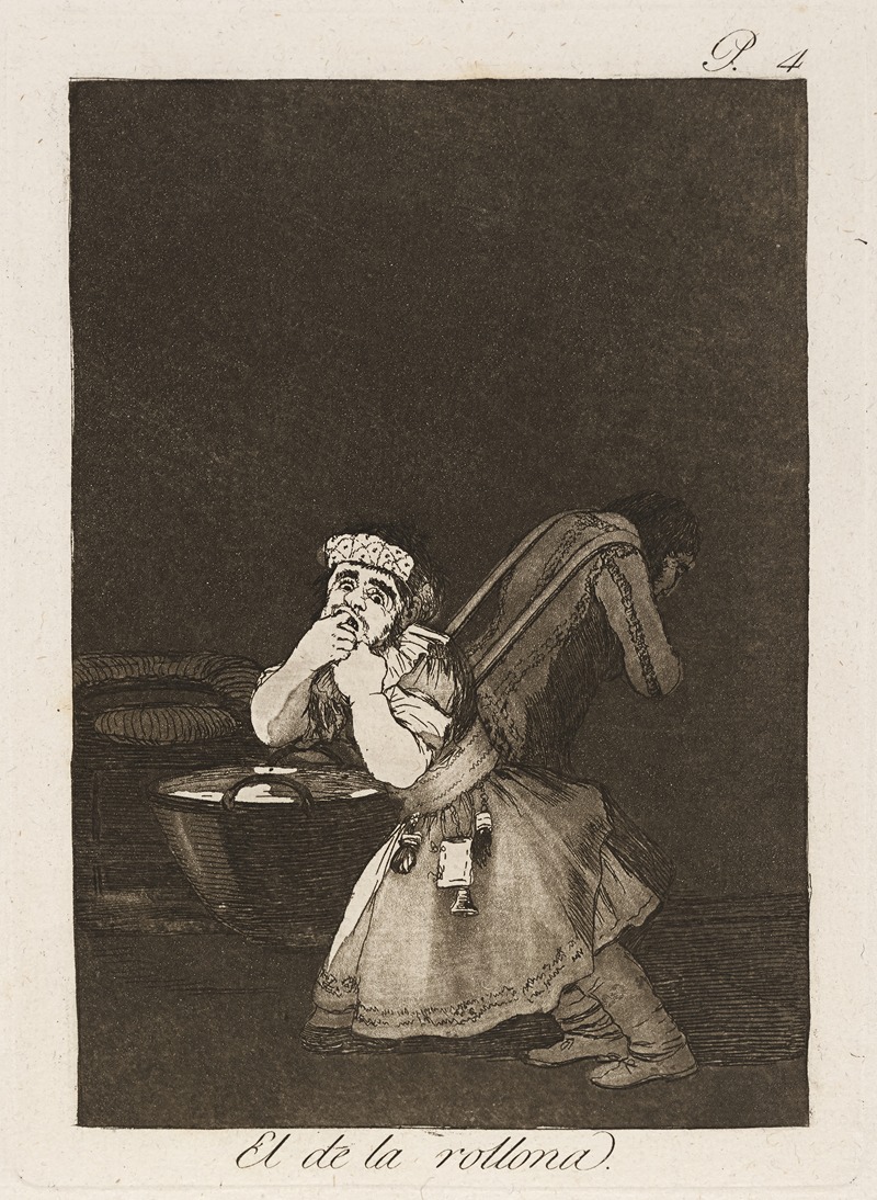 Francisco de Goya - El de la rollona. (Nanny’s boy.)