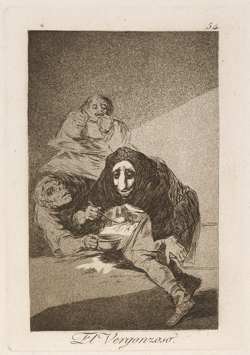 Francisco de Goya - El Vergonzoso. (The shamefaced one.)