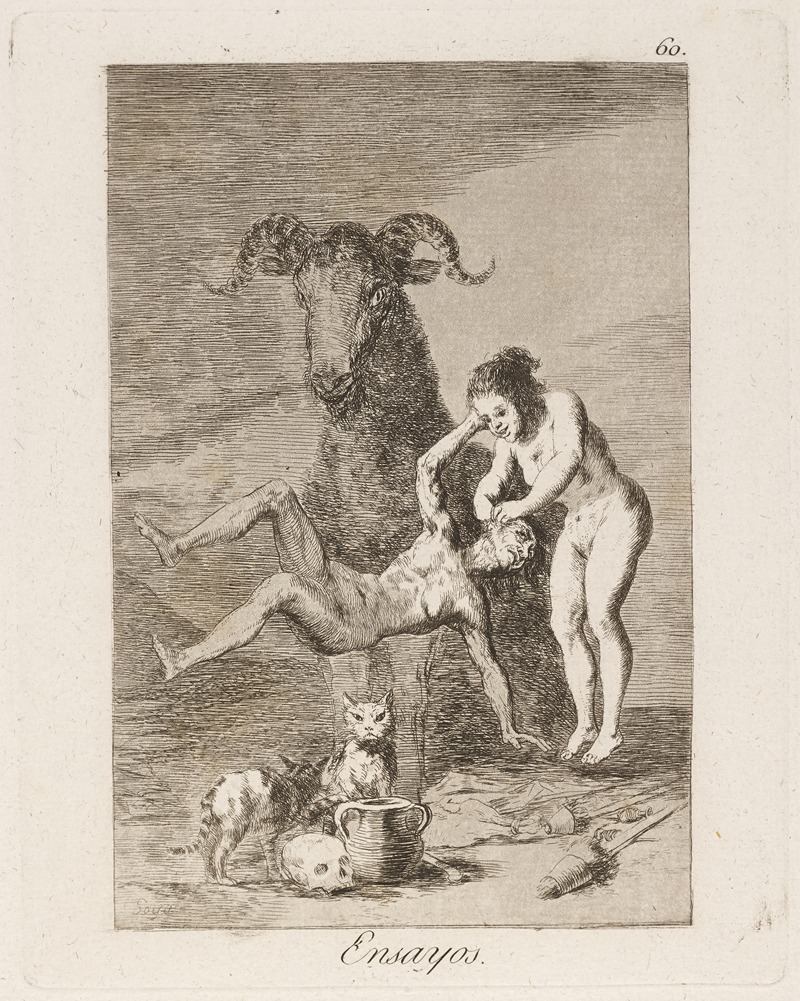 Francisco de Goya - Ensayos. (Trials.)