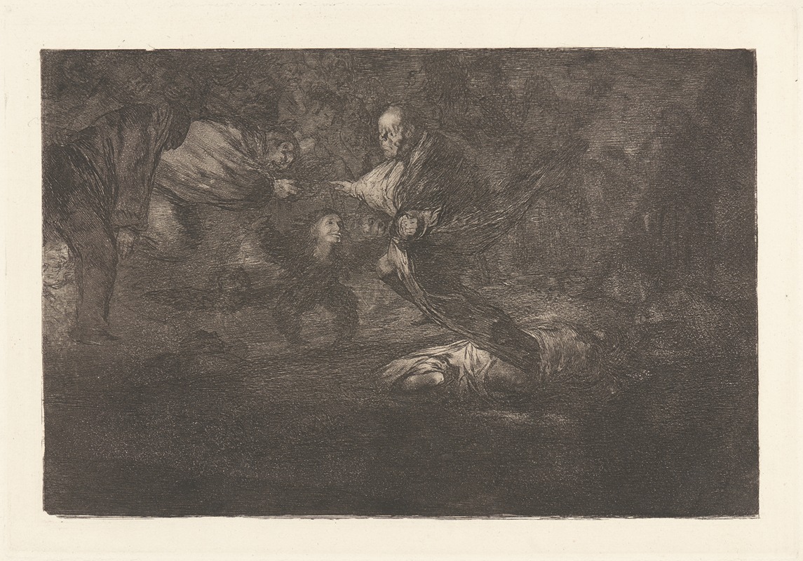 Francisco de Goya - God Creates Them and They Join up Together (Dios los Cria y Ellos Se Juntan)