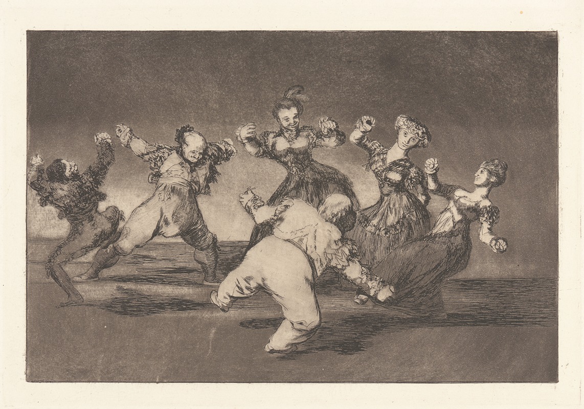 Francisco de Goya - If Marion Will Dance, then She Will Have to Take the Consequences (Si Marina Bayló, Tome lo Que Halló)