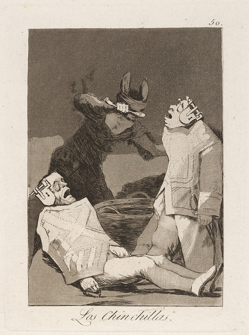 Francisco de Goya - Los Chinchillas. (The Chinchillas.)