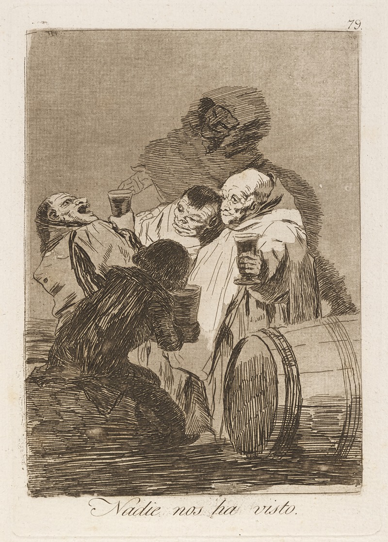 Francisco de Goya - Nadie nos ha visto. (No one has seen us.)