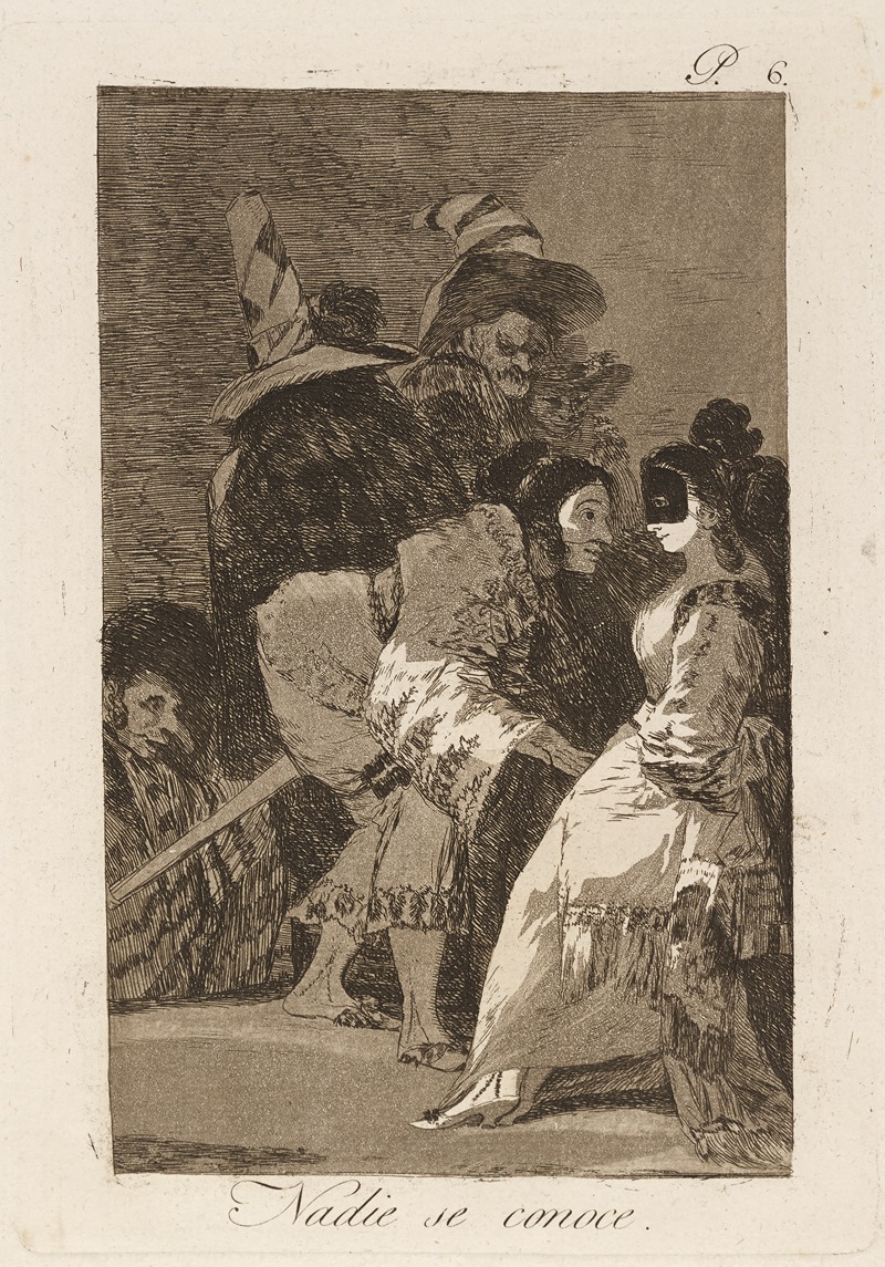 Francisco de Goya - Nadie se conoce. (Nobody knows himself.)