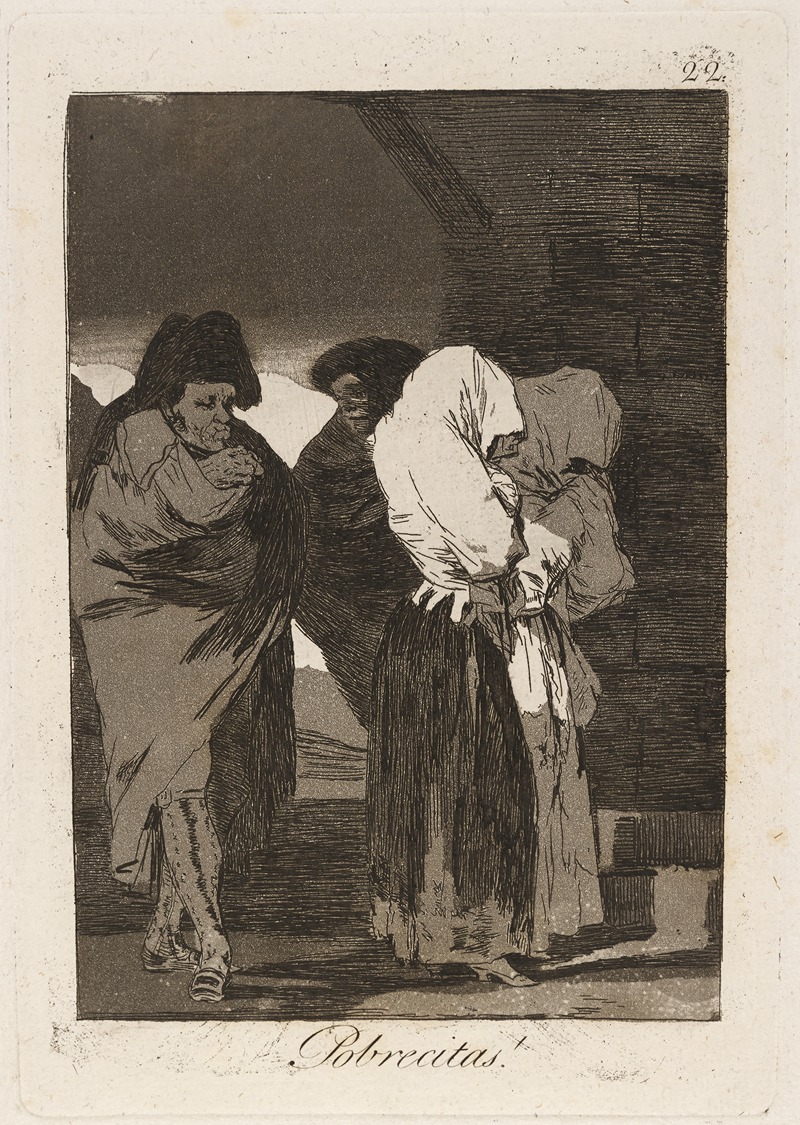Francisco de Goya - Pobrecitas! (Poor little girls!)