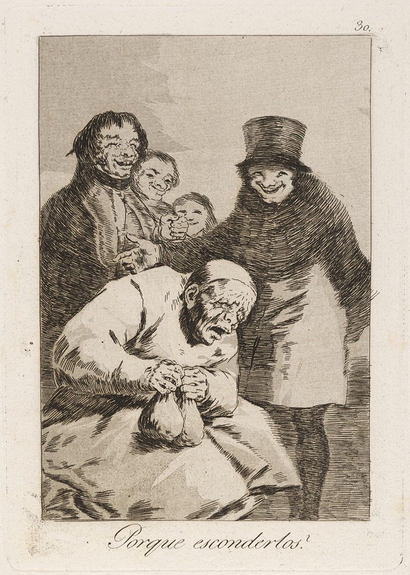 Francisco de Goya - Porque esconderlos (Why hide them)