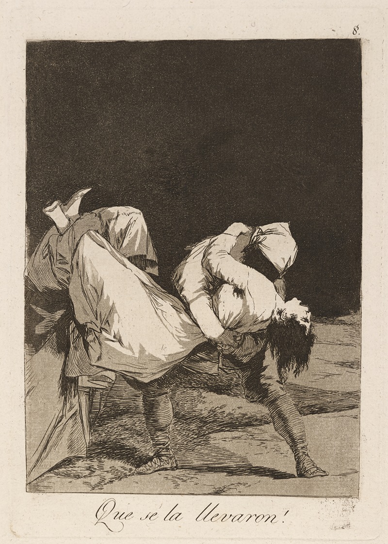 Francisco de Goya - Que se la llevaron! (They carried her off!)