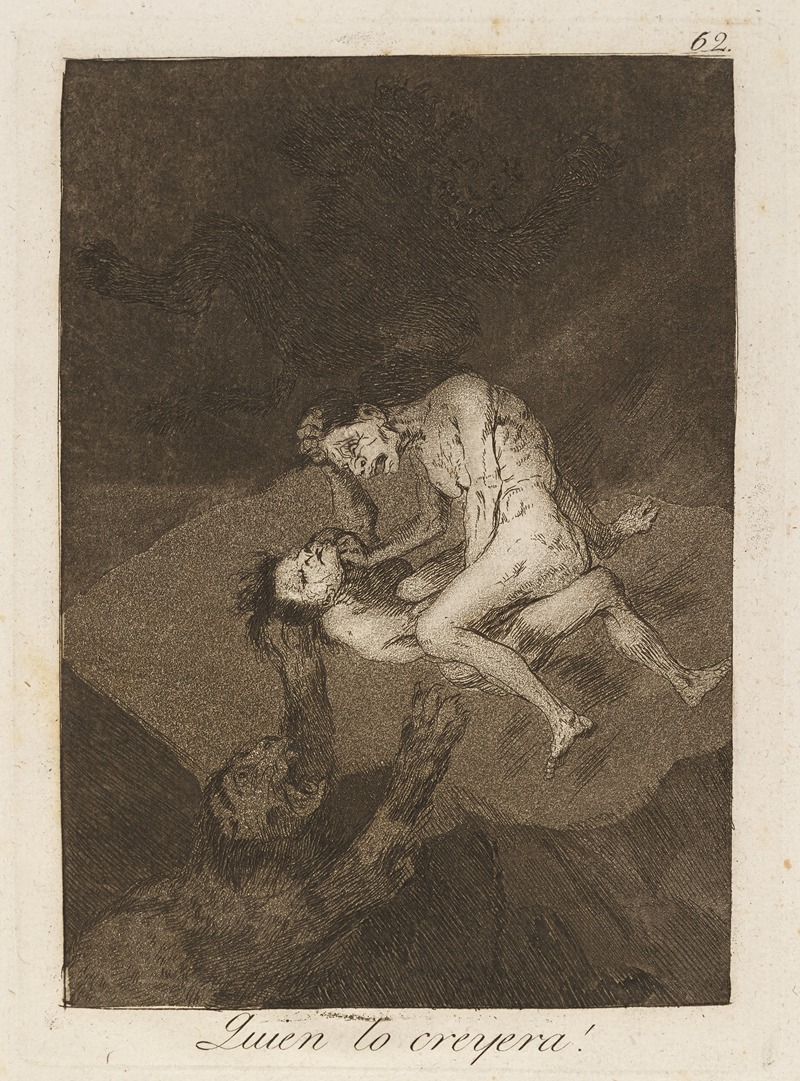 Francisco de Goya - Quien lo creyera! (Who would have thought it!)
