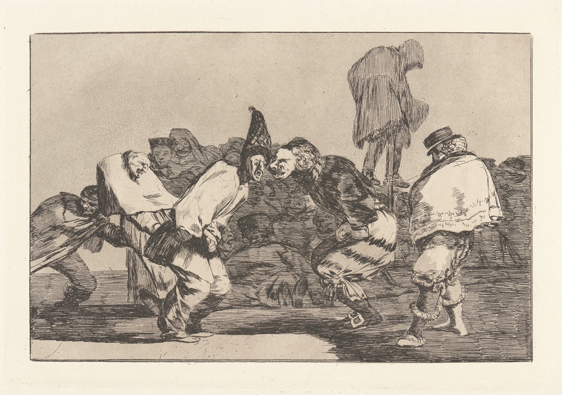 Francisco de Goya - Rejoice, Carnival, for Tomorrow Thou Wilt Be Ashes [Carnival Folly] (Alegrias Antruejo, que Mañana Seras Ceniza [Disparate de Carnabal])