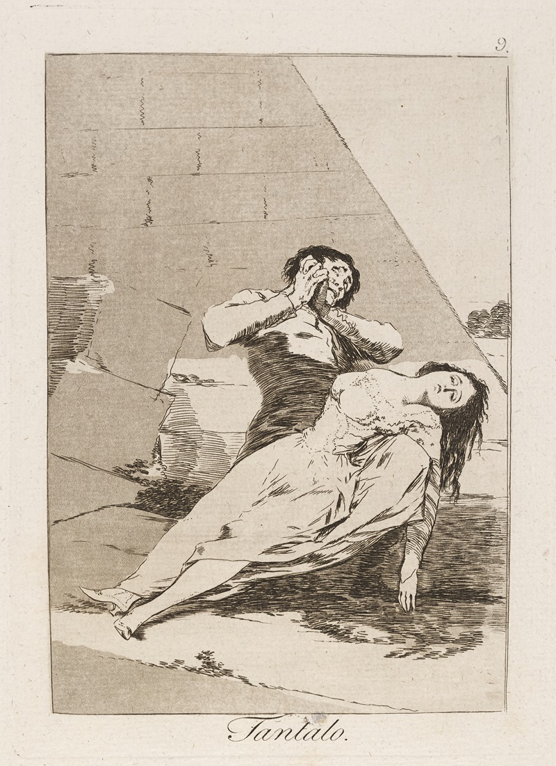 Francisco de Goya - Tantalo. (Tantalus.)