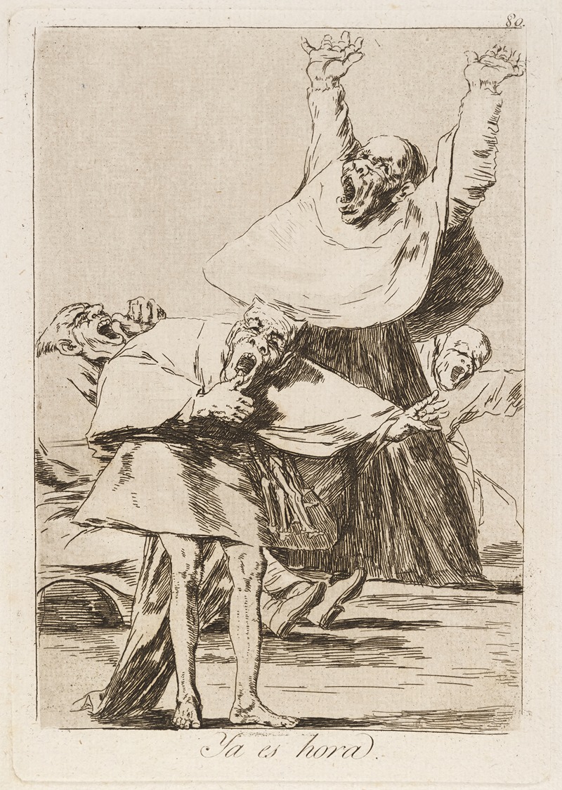 Francisco de Goya - Ya es hora. (It is time.)