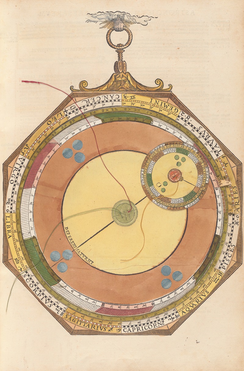 Petrus Apianus - Astronomicum cæsareum pl 004