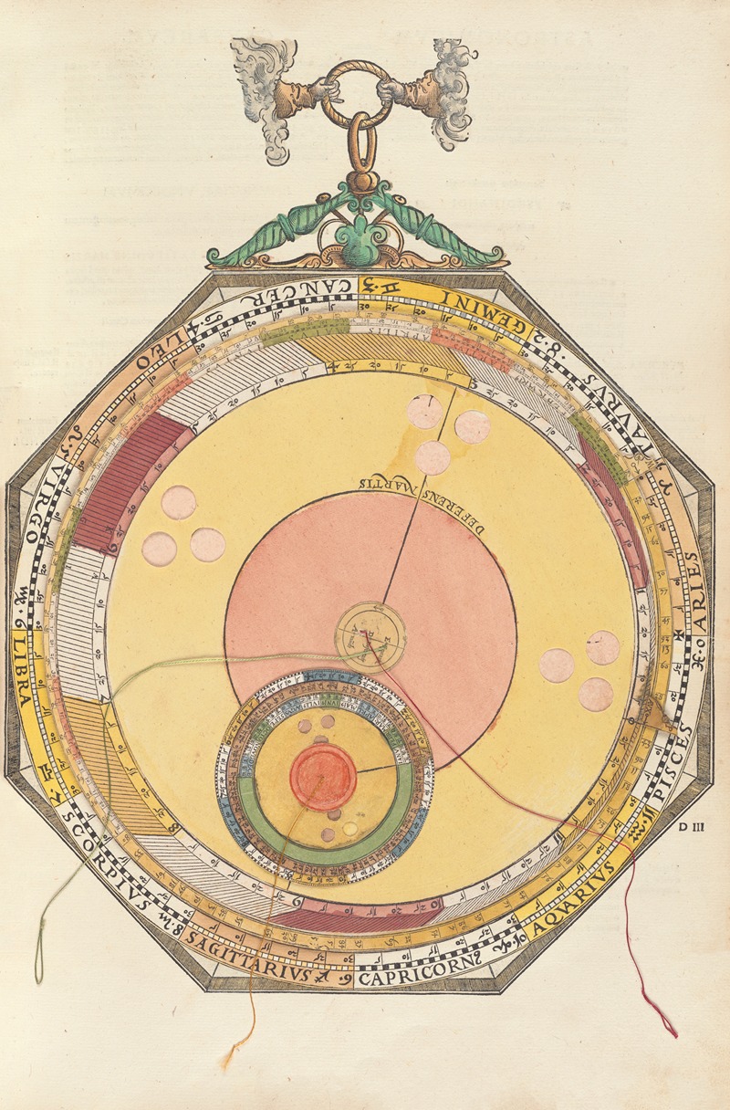 Petrus Apianus - Astronomicum cæsareum pl 008