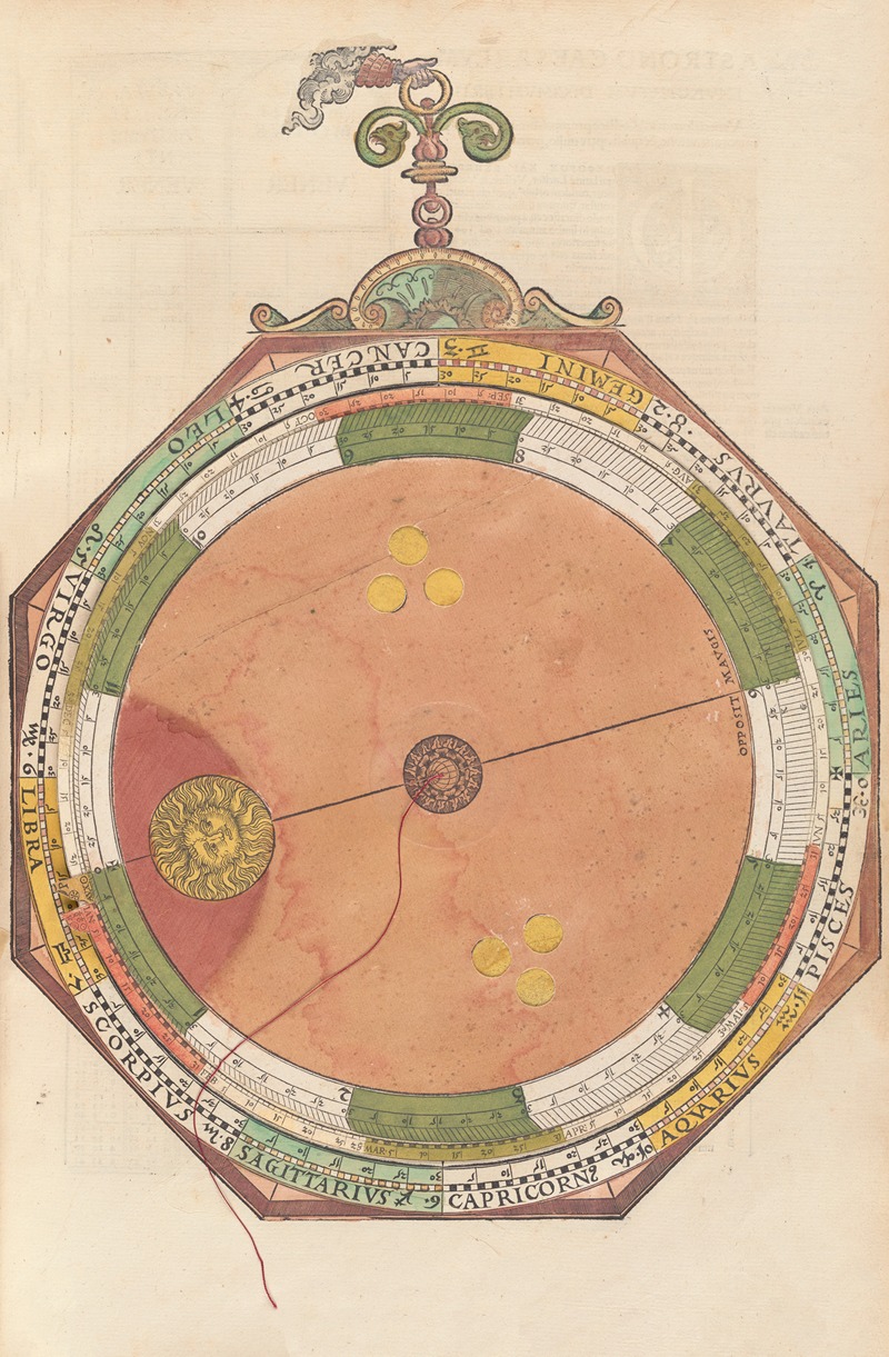 Petrus Apianus - Astronomicum cæsareum pl 010