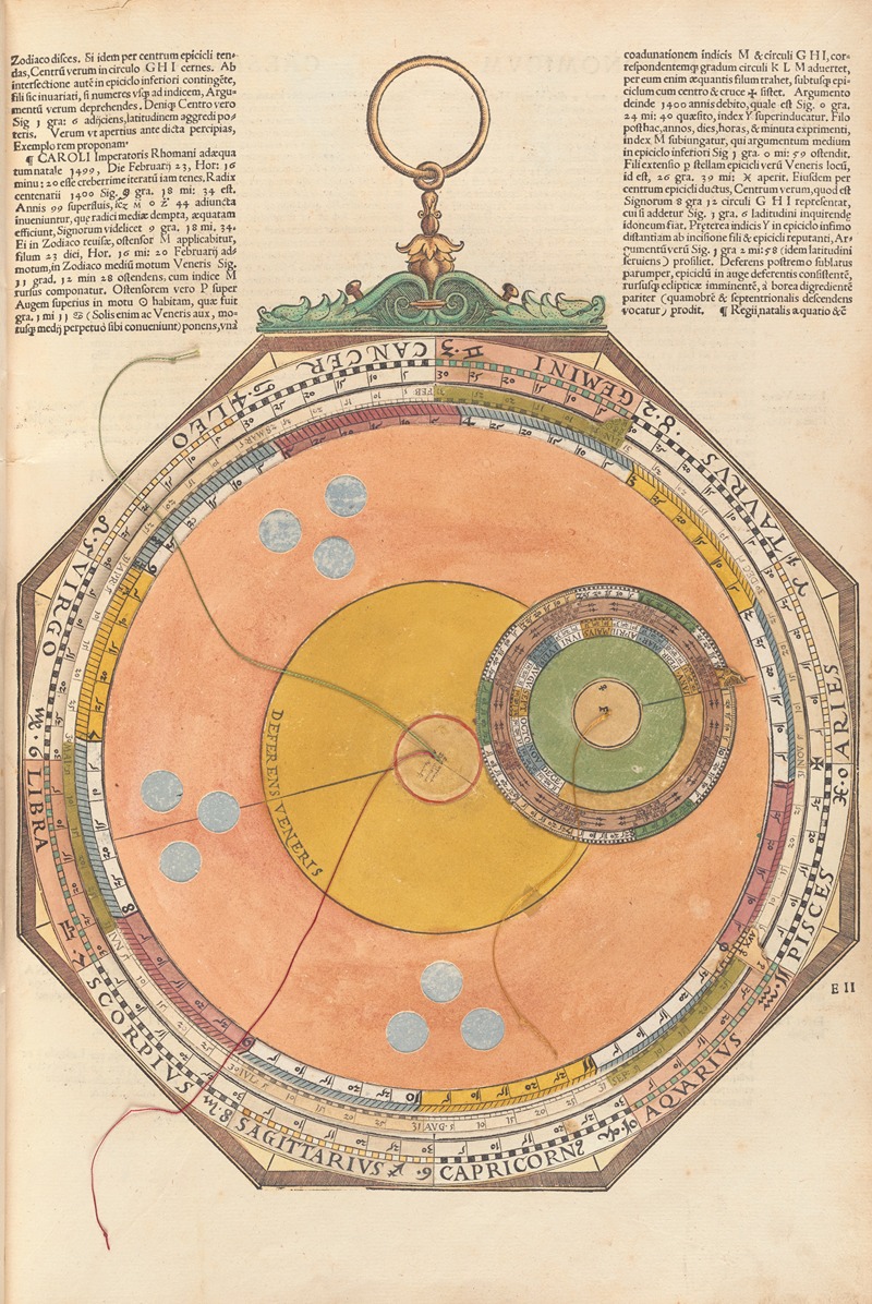Petrus Apianus - Astronomicum cæsareum pl 011