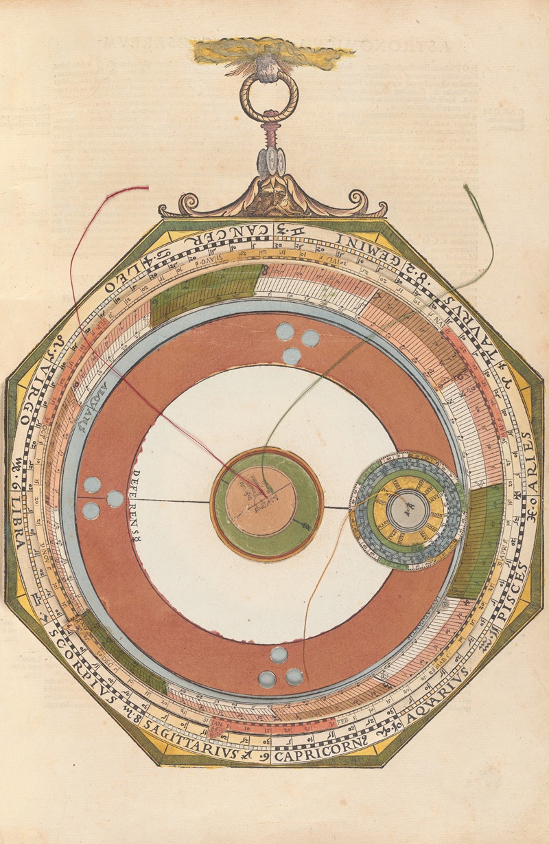 Petrus Apianus - Astronomicum cæsareum pl 013