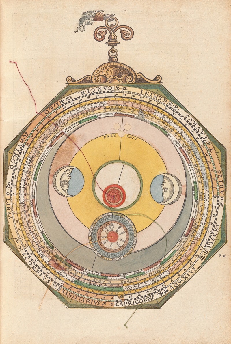 Petrus Apianus - Astronomicum cæsareum pl 015