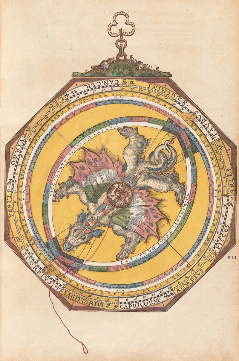 Petrus Apianus - Astronomicum cæsareum pl 016