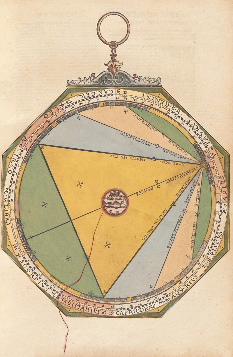 Petrus Apianus - Astronomicum cæsareum pl 017
