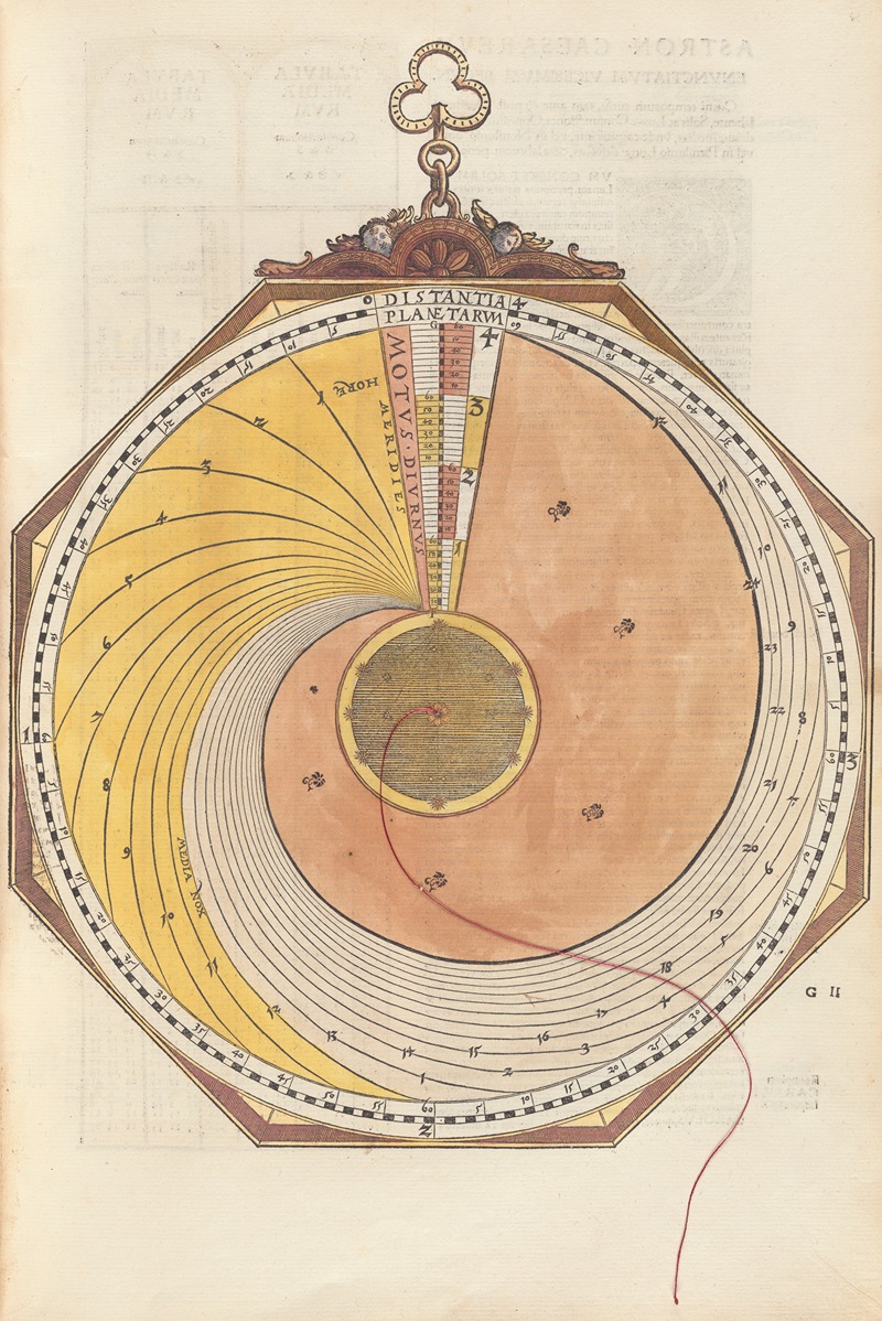 Petrus Apianus - Astronomicum cæsareum pl 019