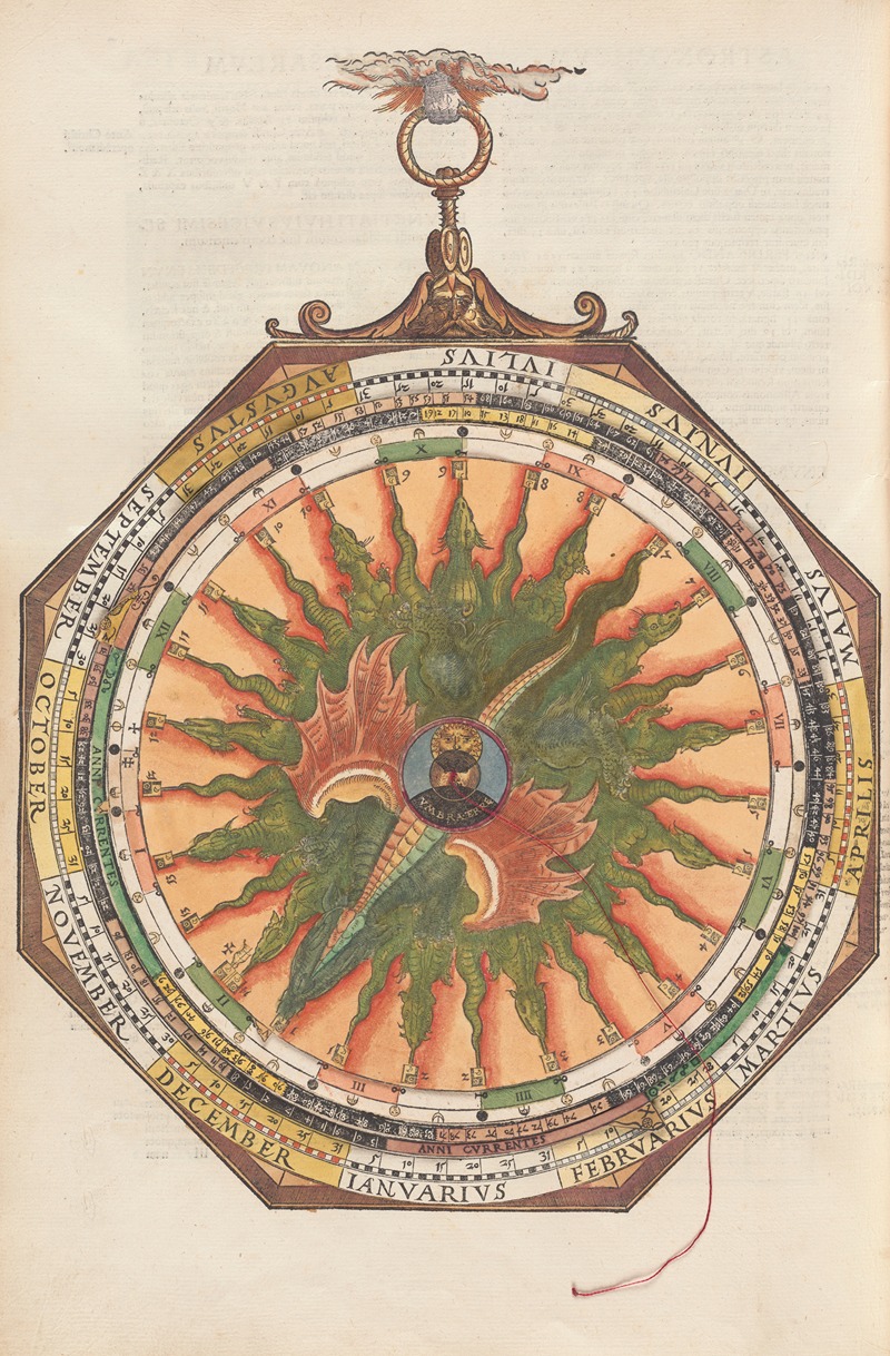 Petrus Apianus - Astronomicum cæsareum pl 020
