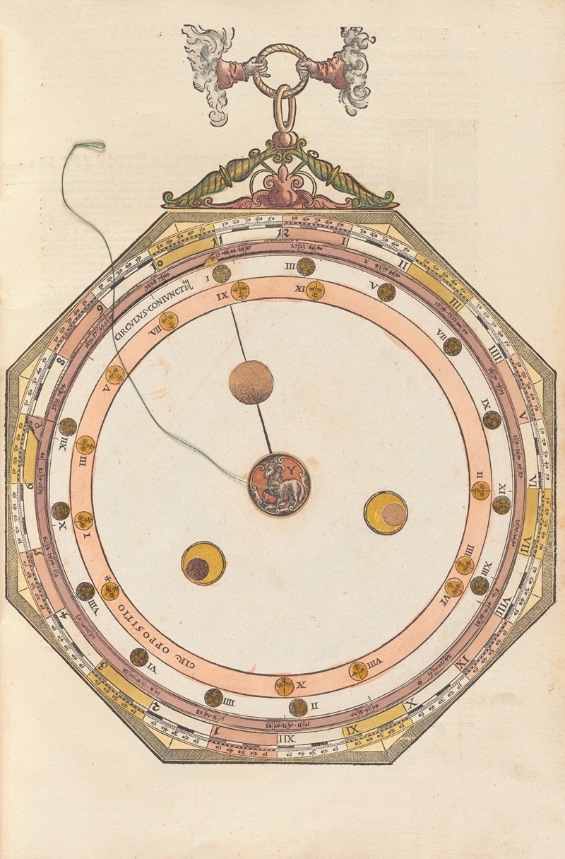 Petrus Apianus - Astronomicum cæsareum pl 022