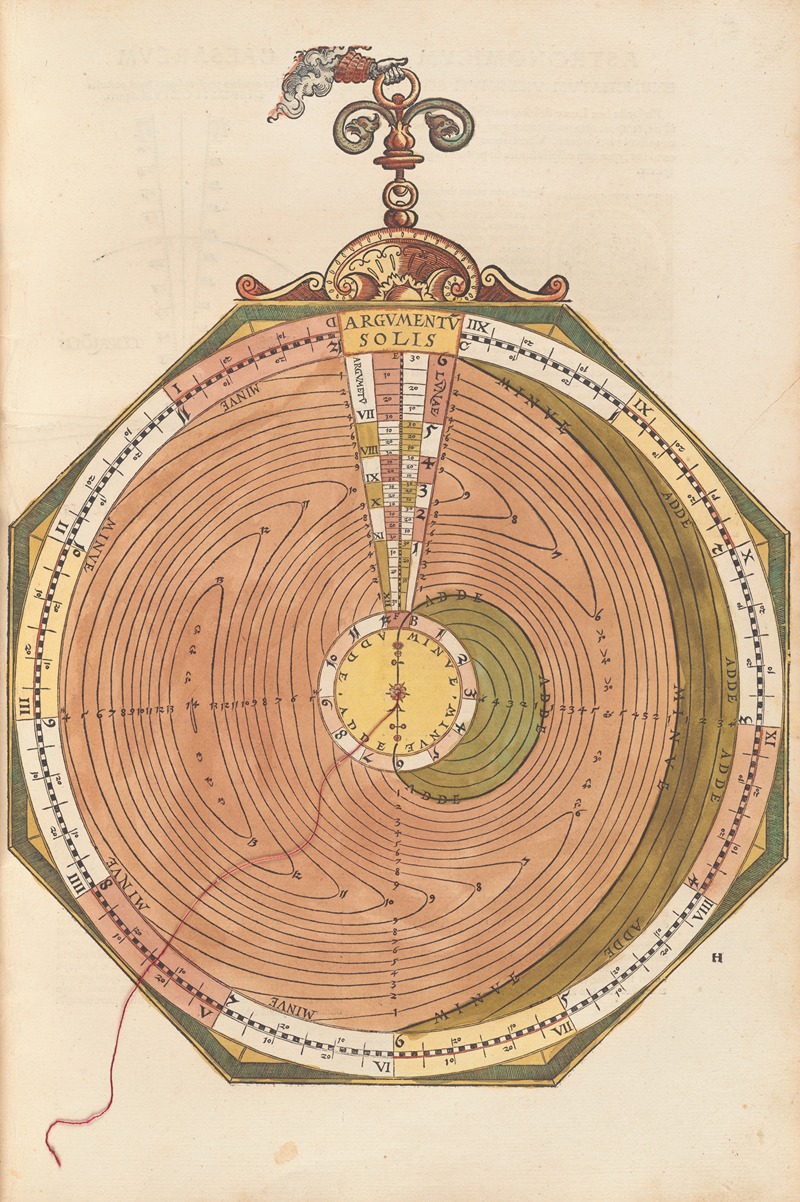 Petrus Apianus - Astronomicum cæsareum pl 023