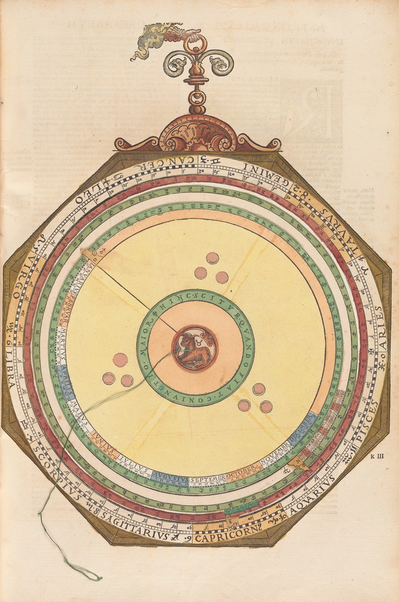 Petrus Apianus - Astronomicum cæsareum pl 029