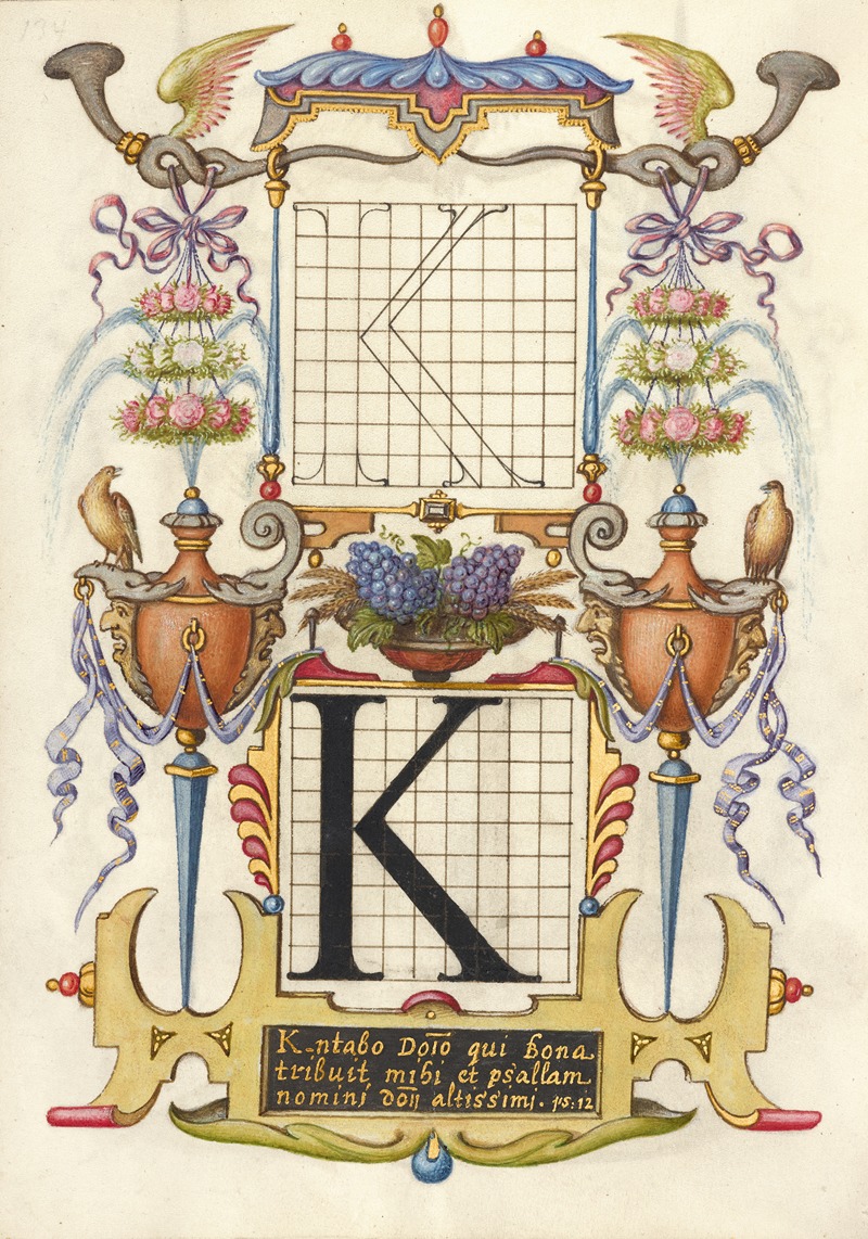 Joris Hoefnagel - Guide for Constructing the Letter K