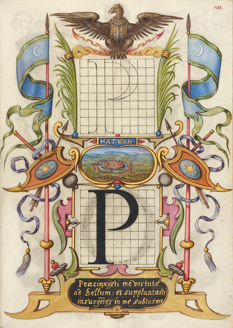 Joris Hoefnagel - Guide for Constructing the Letter P