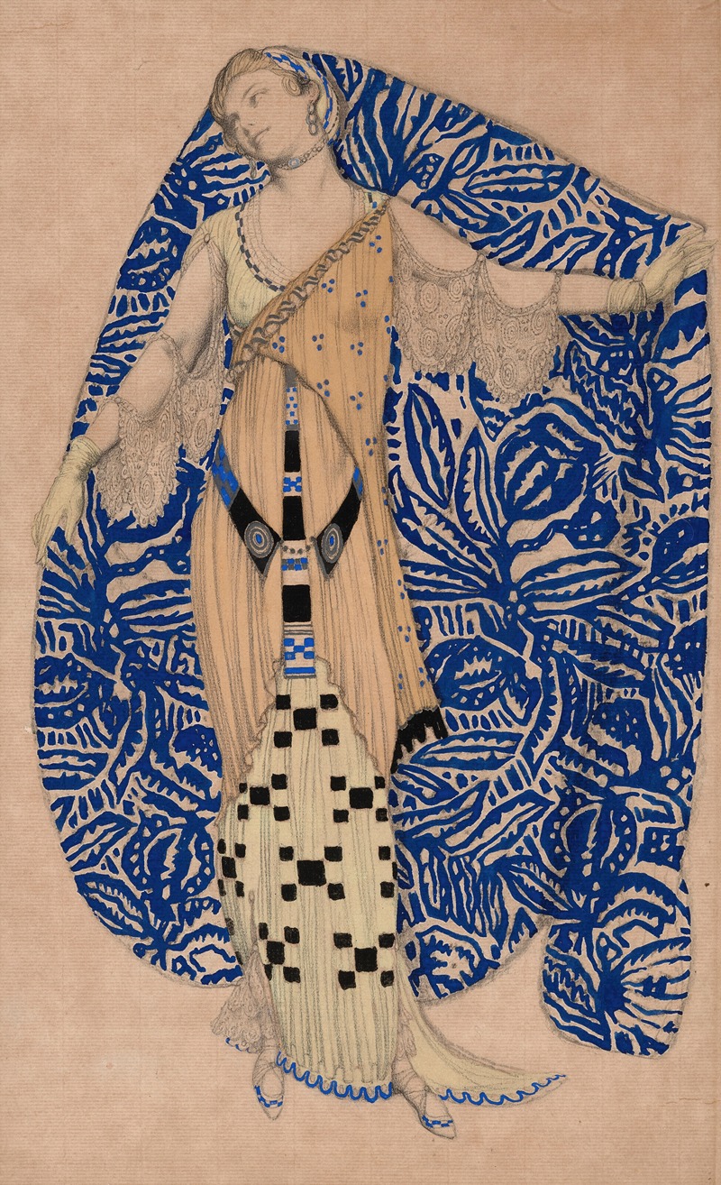 Léon Bakst - Fantaisie sur un costume moderne, Dioné