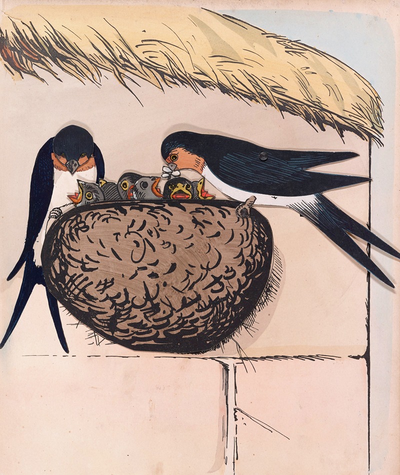 Lothar Meggendorfer - The swallow’s nest