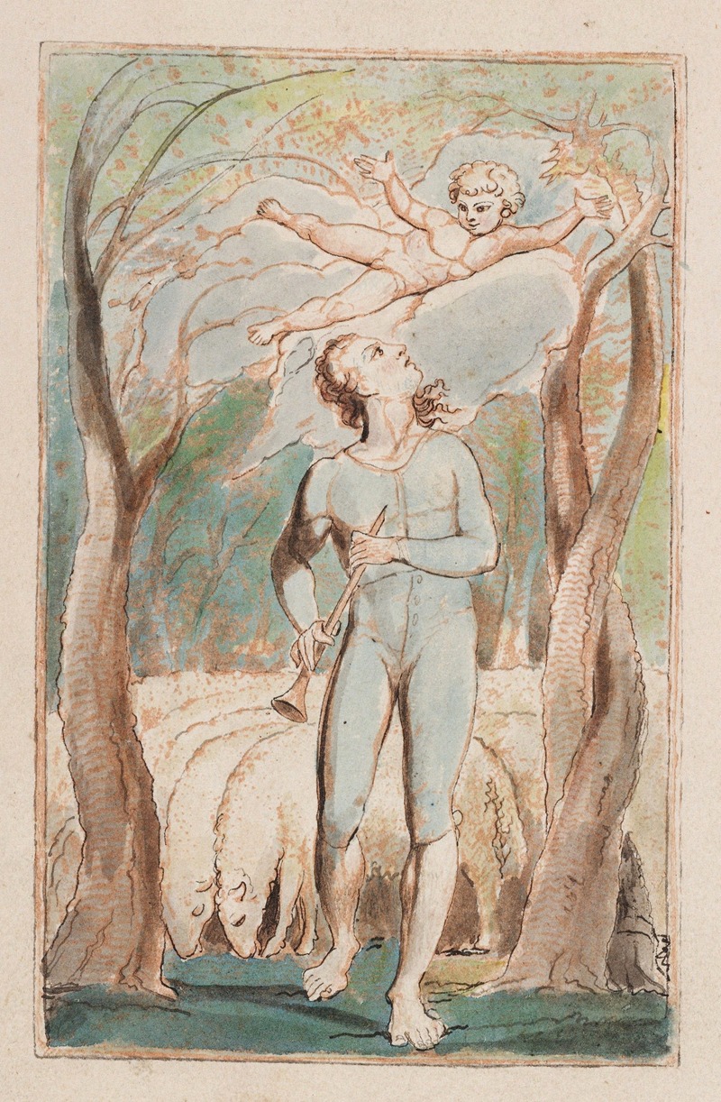 William Blake - Pl. 1 – Frontispiece