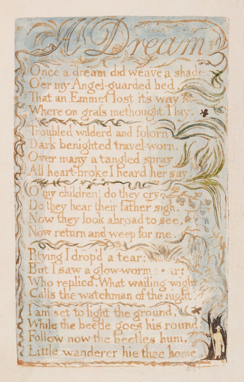 William Blake - Pl. 15 – A Dream
