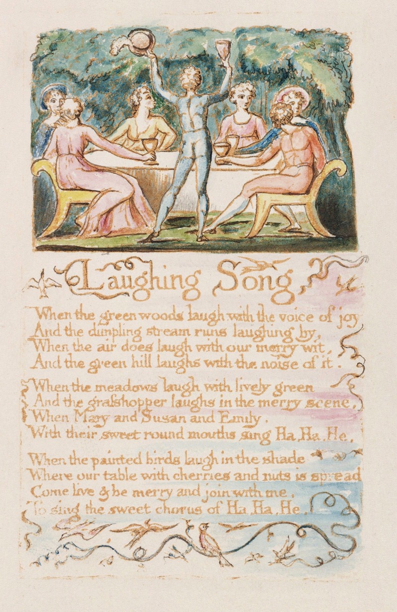 William Blake - Pl. 16 – Laughing Song