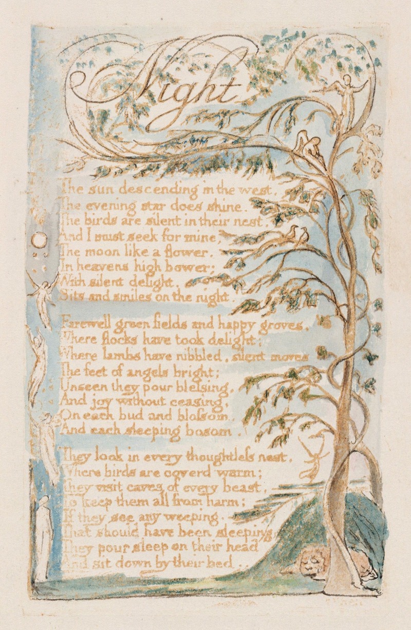 William Blake - Pl. 18 – Night