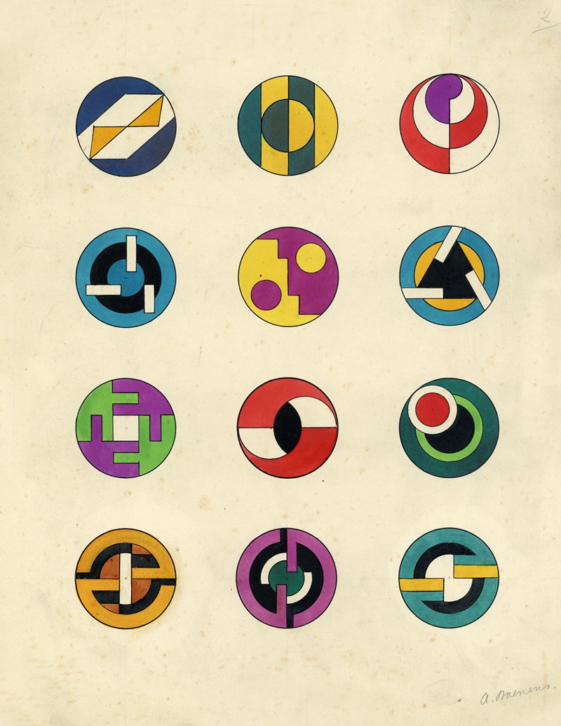 Albert Daenens - Ronde ontwerpen