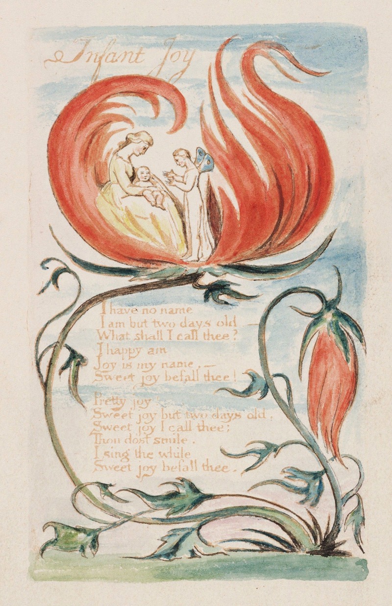 William Blake - Pl. 4 – Infant Joy