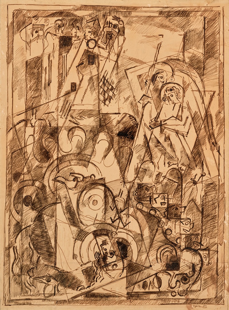 Albert Gleizes - Chute de Babylone