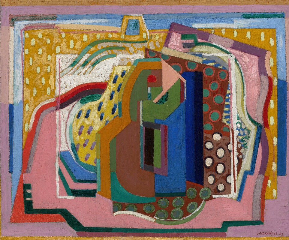 Albert Gleizes - Composition; La femme en vert